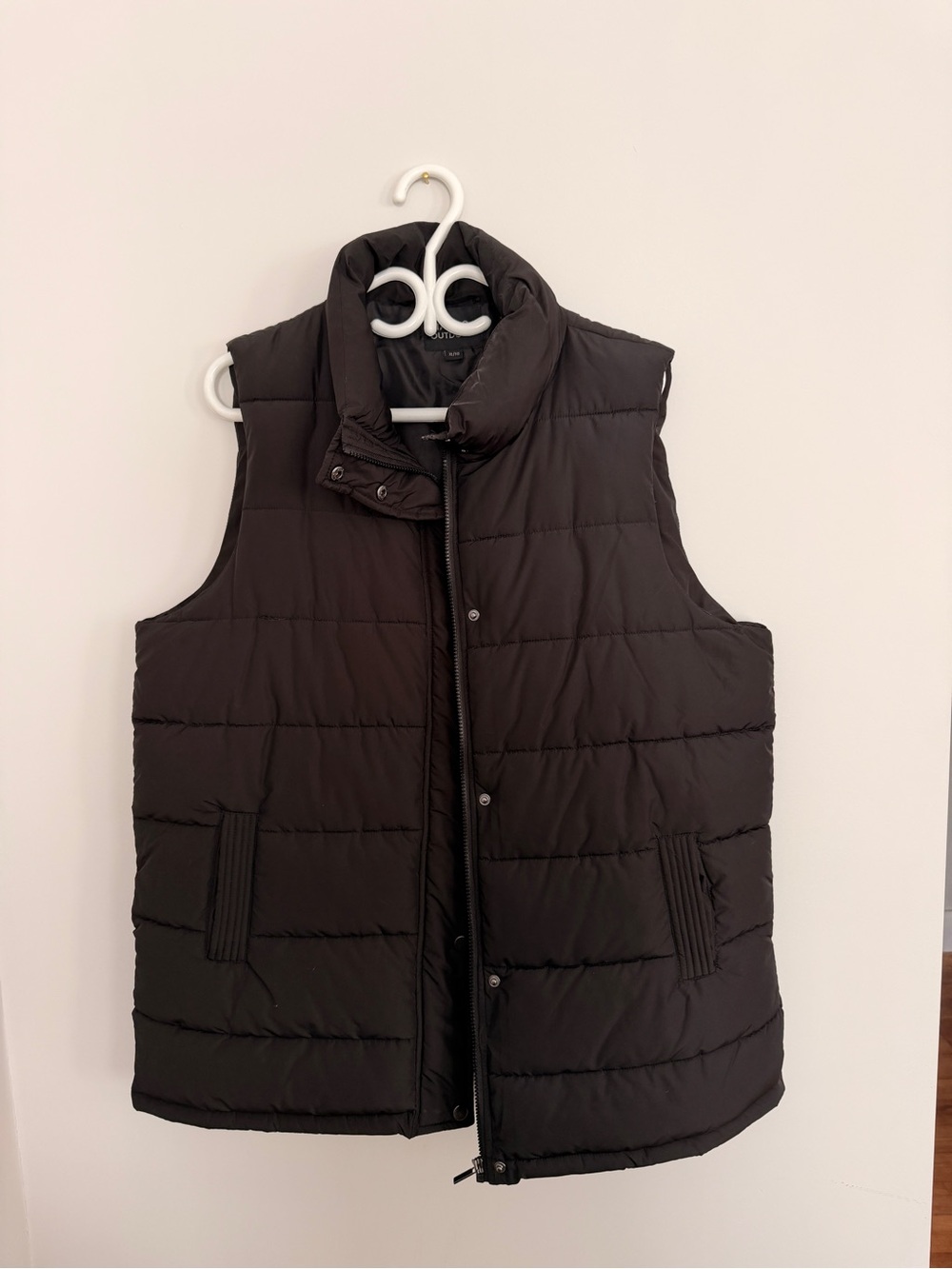 Eclipse Women's Black Quilted Bomber Vest